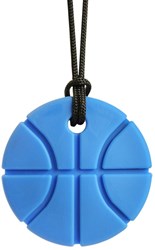 Ark Therapeutics chew necklace basketball blue toy for kids