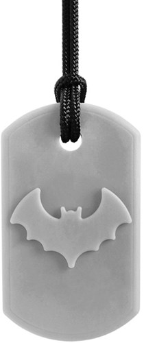 Ark Therapeutics chew necklace Bat Bite grey sensory toy for kids
