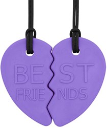 Ark Therapeutics chewable jewelry friendship heart lavender XXT - tough toy