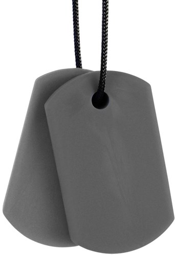 Ark Therapeutics chewable jewelry chew necklace dark grey XXT - sensory toy