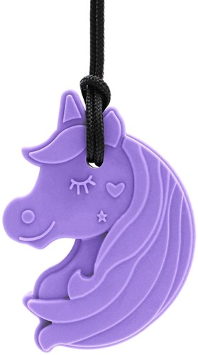 Ark Therapeutics chew necklace sensory toy unicorn lavender XXT