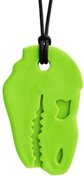 Ark Therapeutics chew necklace Dino-Bite sensory toy lime green XT
