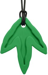 Ark Therapeutics chew necklace dino tracks green sensory toy