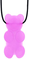 Ark Therapeutics chew jewelry gummy bear chew necklace pink toy