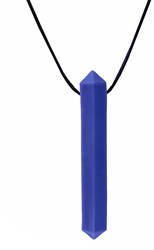 Ark Therapeutics chew necklace chewable jewelry dark blue for kids