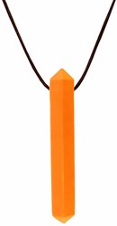Ark Therapeutics chewable necklace sensory jewelry for kids and adults - orange