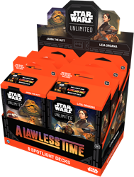 Asmodee Star Wars Unlimited card game A Lawless Time Display Decks 6 pieces