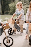 Kinderfeets 2-in-1 wooden balance bike & tricycle Tiny Tot Plus - Slate Blue-3