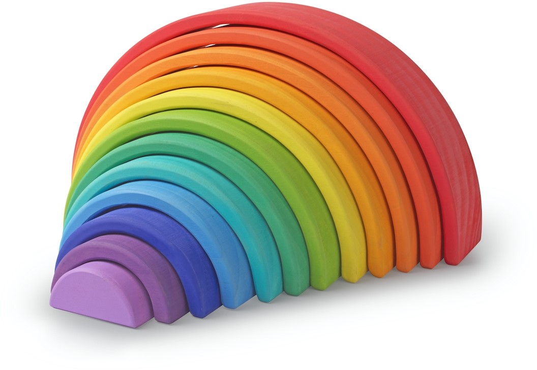 Kinderfeets Large Wooden Rainbow Arches