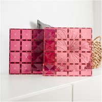 Connetix Magnetic Tiles Base Pink Berry 2 Pieces-3