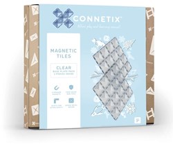 Connetix Magnetic Tiles Base Clear 2 Pieces