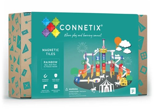 Connetix Magnetic Tiles Marble Track 92 Pieces
