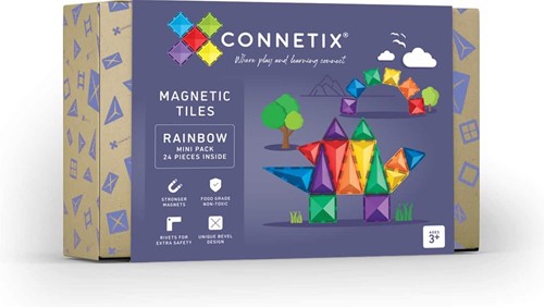 Connetix Magnetic Tiles Mini 24 Pieces