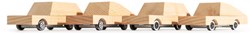 Candylab toy car Candycar World DIY Castor Pack wooden toy