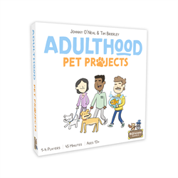 Asmodee card game expansion Adulthood Pet Projects with pets