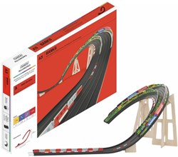 Candylab toy road pieces - Candycar Road System Barriers Curves