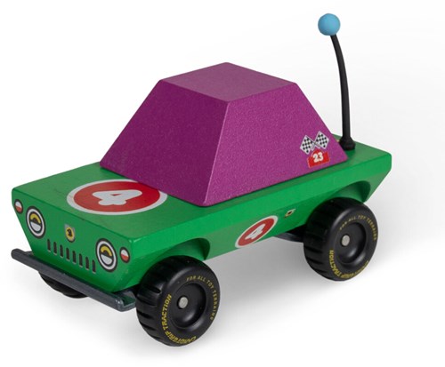 Candylab toy car Candycar Toon - Dundee Green classic design