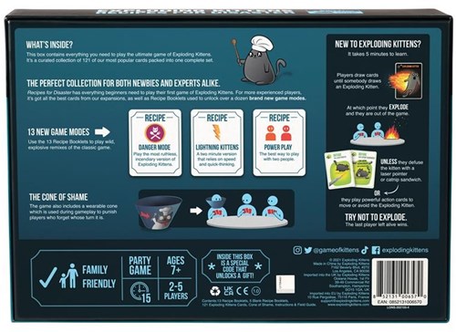 Exploding Kittens card game Recipes for Disaster - ultimate party game edition-2