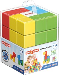 Geomag MagiCube Green Line magnetic building blocks 16 pieces multicolor
