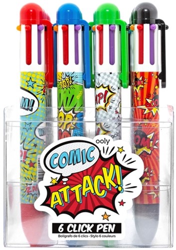 Ooly 6-colour pen 'Comic Attack