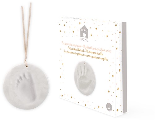 Kaloo baby handprint and footprint set - keepsake clay kit