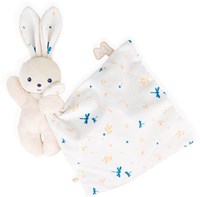Kaloo comforter bunny - white plush baby blanket eco-friendly gift-3