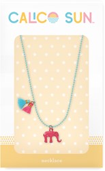 Calico Sun Zoey Necklace Elephant