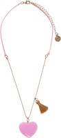 Calico Sun heart necklace - colourful adjustable kids necklace-2
