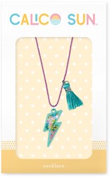 Calico Sun Charlie Necklace Lightning Bolt