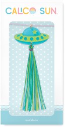 Calico Sun Alexa Necklace Spaceship