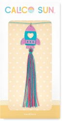 Calico Sun Alexa Necklace Rocket