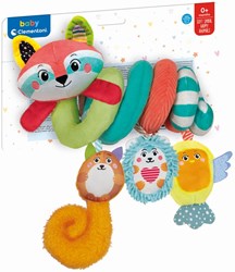 Clementoni baby stroller spiral raccoon - sensory toy