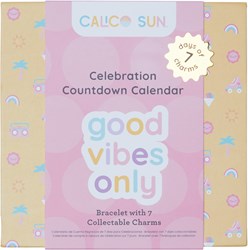 Calico Sun Countdown Celebration Calander Good Vibes Only