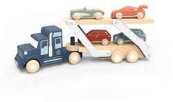 Speedy Monkey - Car transporteur with 4 cars - 39x9,5x16,5 cm