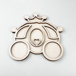 FiQ houten vulvorm Koets - 12×12 cm