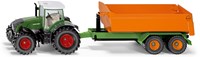 Siku Fendt toy tractor hooklift trailer and carriage 1:50 metal