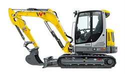 Siku Wacker Neuson ET65 excavator toy 1:50 yellow metal plastic