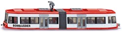 Siku tram toy red-white scale model 1:87 with details