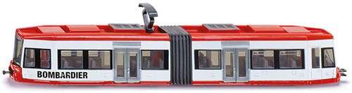 Siku tram toy red-white scale model 1:87 with details