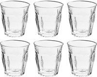 Picardie tumbler glass 220ml - transparent toughened glass - water glass set