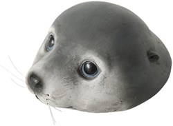 Boltze Home decoration seal Poggy floating grey 7cm plastic