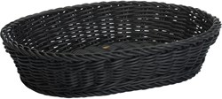 Westmark Saleen bread basket oval black 32x23x7cm - plastic design