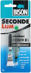 Bison liquid super glue - strong universal adhesive with direct stop technology