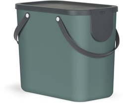 Rotho recycling waste bin Albula 25 liters green - sustainable plastic