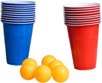 Clown Games beer pong game 20 cups 6 balls party set-2