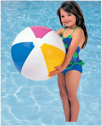 Intex beach ball glossy panel 61cm for beach and pool fun-2
