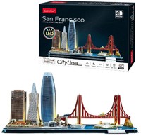 Cubic Fun 3D Puzzle San Francisco City Line LED skyline toy-3
