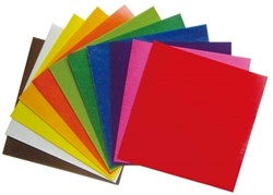 Mercurius kite paper block 22x22 cm in 11 colors - craft paper