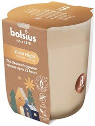 Bolsius scented candle Silent Night glass 80x73mm hazelnut vanilla