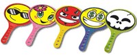 Adriatic beachball set beach game with cheerful face design